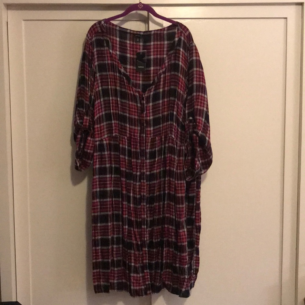 Torrid plaid dress